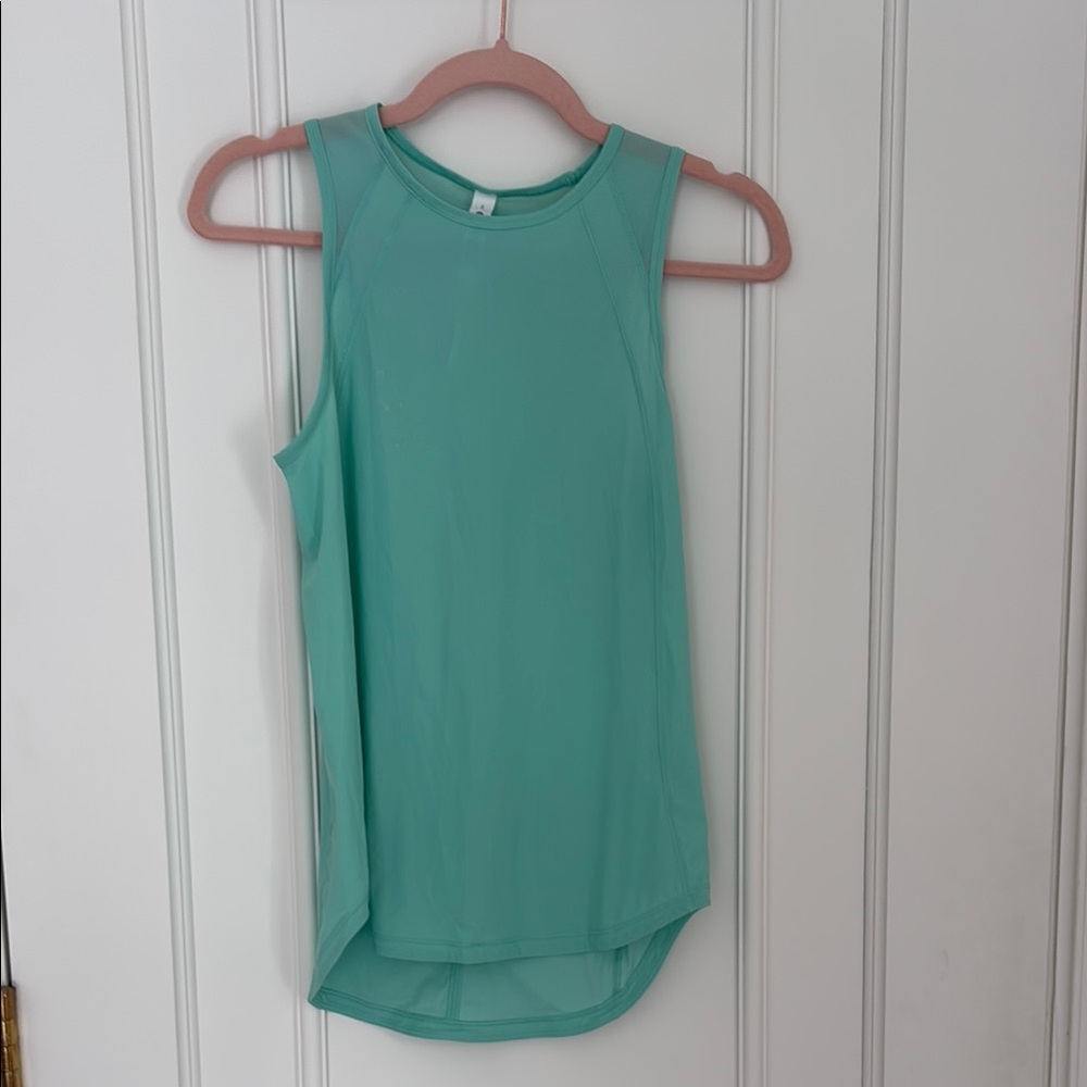 Lululemon Athletica Mint Green Sculpt Tank